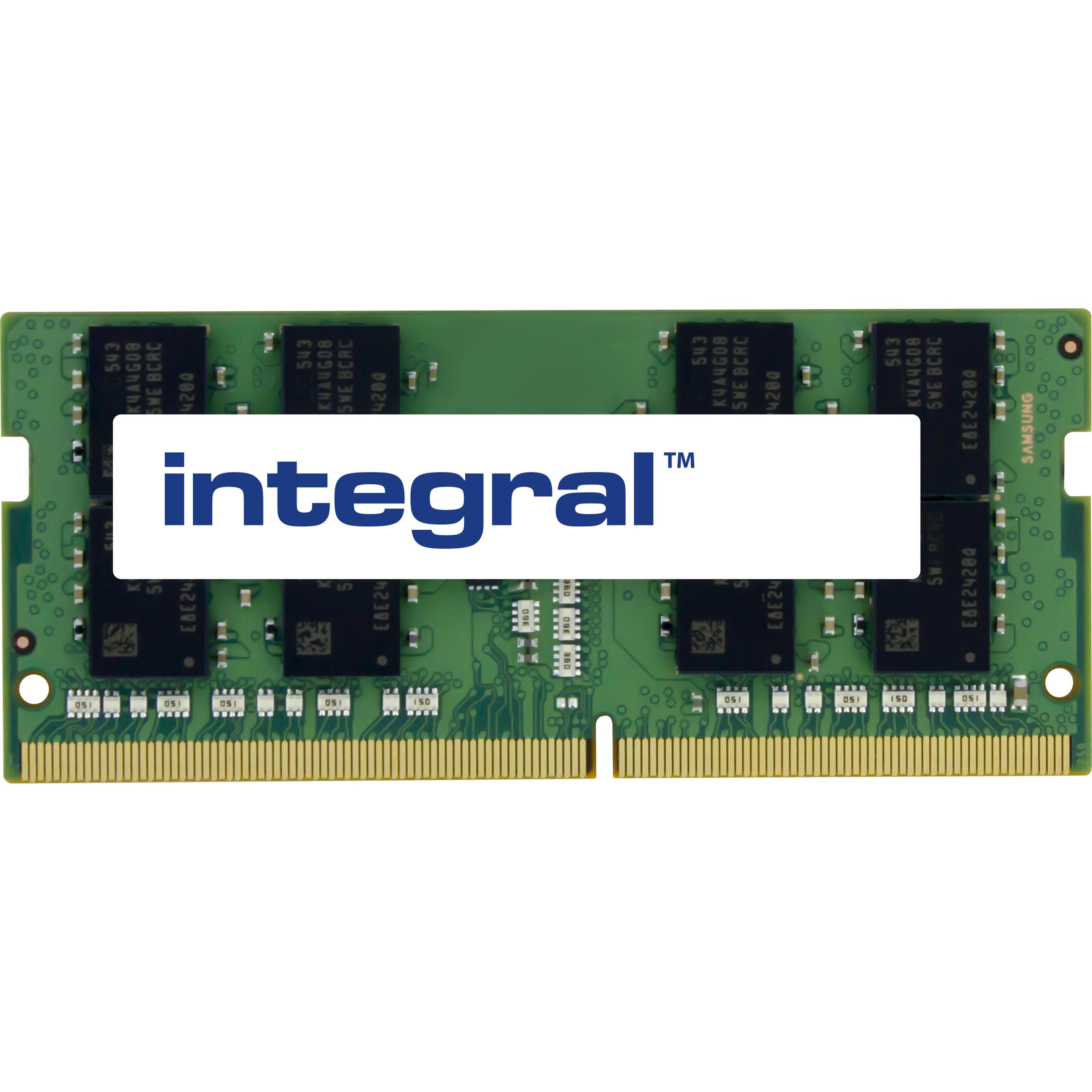 Integral 16GB SODIMM DDR4 3200MHZ UNB NO-ECC 1.2V (1 x 16GB, 3200 MHz, DDR4-RAM, SO-DIMM), Memoria RAM