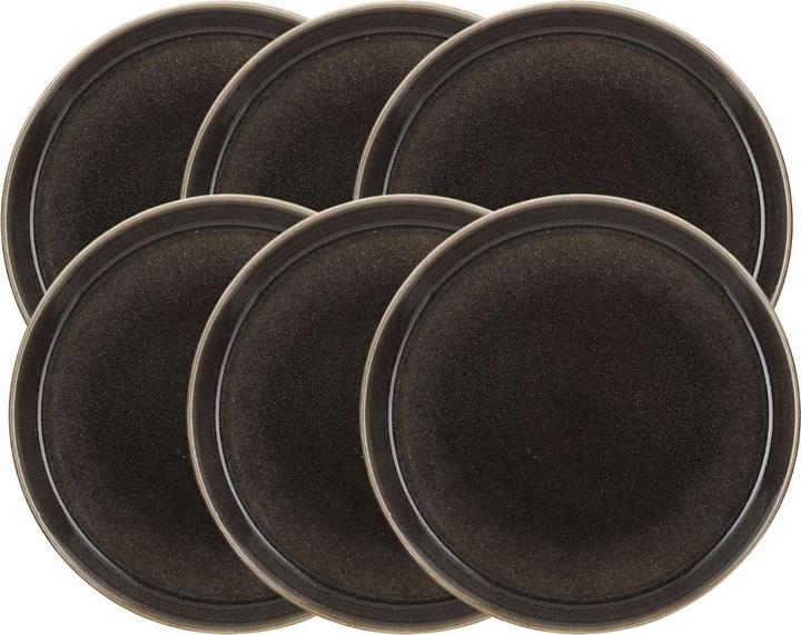 Bitz Speiseteller matt grey / shiny grey 27 cm Set6 (1x, 27 cm)