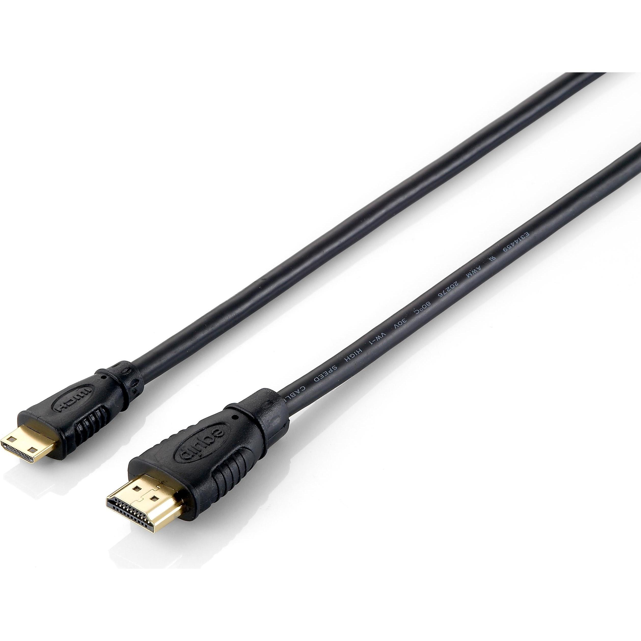 equip HDMI (Typ A) — mini HDMI (Typ C) (2 m, HDMI), Video Kabel