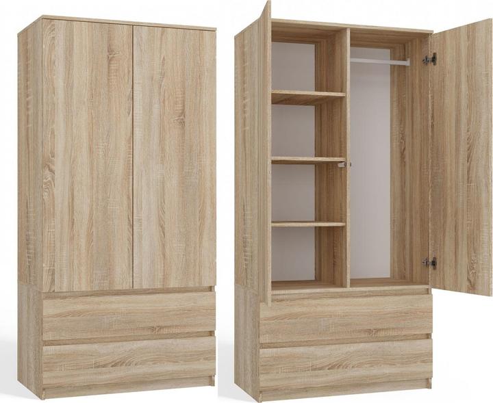 Image du produit Topeshop Szafa Malwa (90 x 50 x 180 cm)