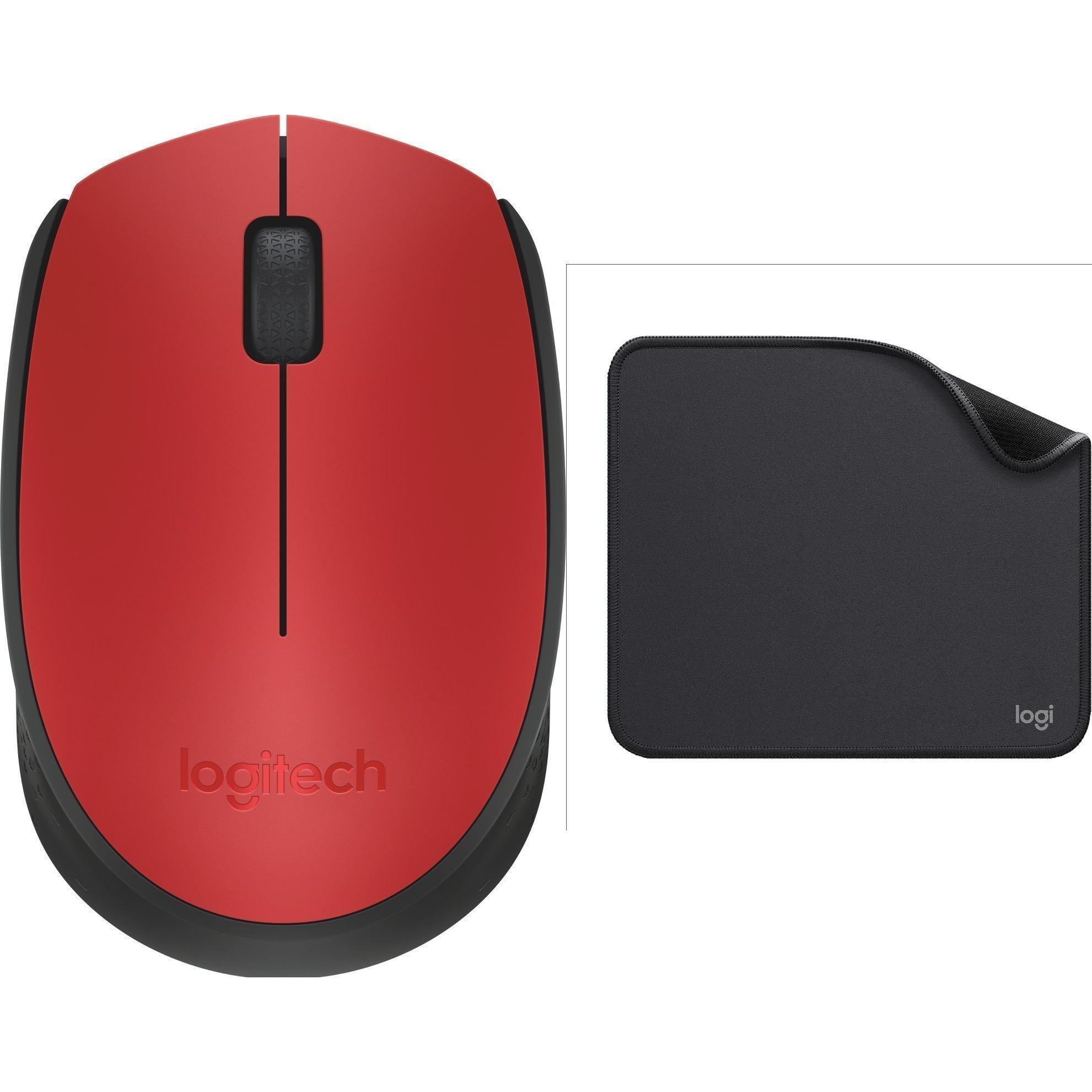 Morele Logitech M171 czerwony (910-004641) + Studio Series - GRAPHITE (956-000049) (Senza fili), Mouse, Rosso