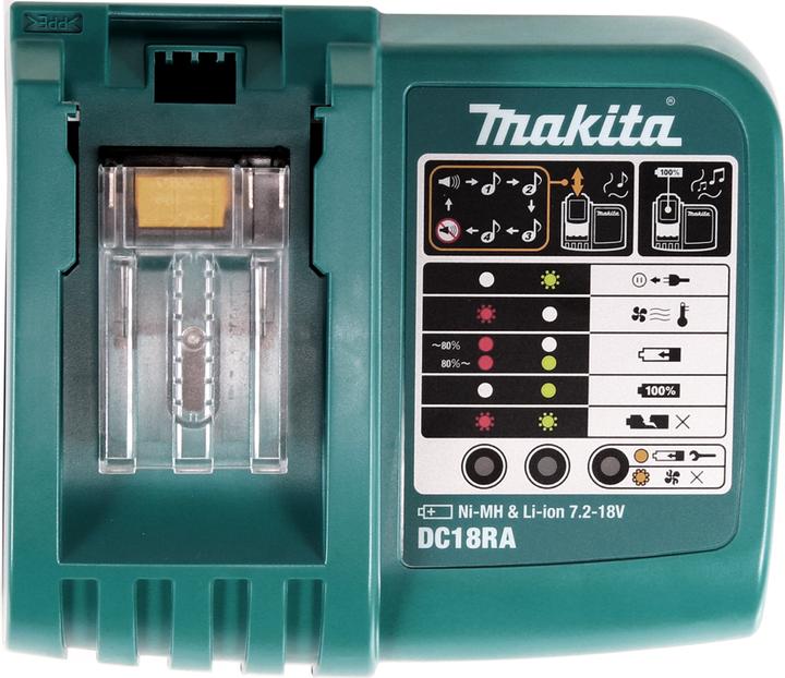 Produktbild Makita DC 18 RA Ladegerät 7,2 - 18 V für Ni-MH und Li-Ion (18 V)