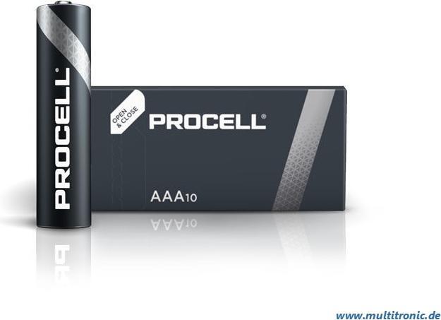Image du produit Duracell Procell (10 pcs, AAA, 1222 mAh)