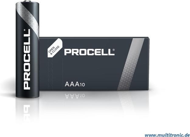Actual product image Duracell Procell (10 pcs., AAA, 1222 mAh)