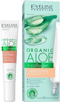 Organic Aloe + Collagen Liquid Eye Pads 20Ml (Augenpflege Gel, 20 ml)