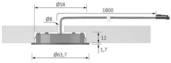 Produktbild Halemeier LED Ein-/Anbauleuchten 10er Set Eco Spot 12 V (130.50 lm)