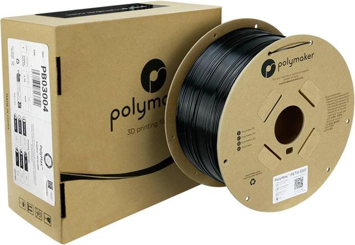 Image du produit Polymaker PolyMax PETG-ESD (PETG, 1.75 mm, 2000 g, Noir)