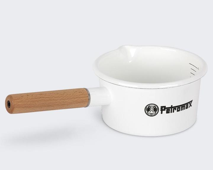 Produktbild Petromax Emaille Stieltopf 1L ws (Edelstahl, Emaille, 16.80 x 8.70 cm)