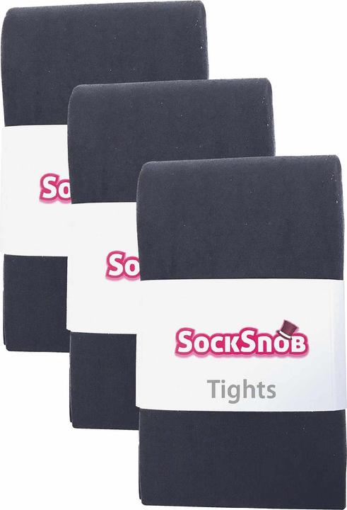 Produktbild Sock Snob 3er Pack Strumpfhose 80 Den | Strumpfhose Blickdicht Matt (80DEN, L)