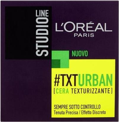 L'Oréal Paris Studio Line TXT Urban Texturizing Hair Wax 75ml (Haargel, 75 ml)