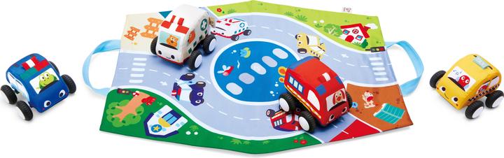 Produktbild Hape Pull-Back Plush Car Set