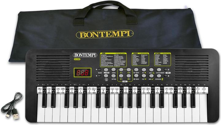 Image du produit Bontempi Clavier électronique 37 touches Affichage LCD