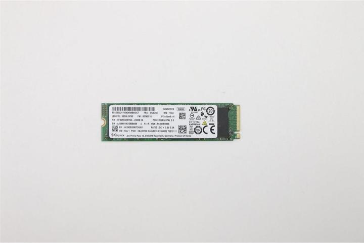 Actual product image Lenovo SSD M.2 PCIe NVMe FRU SSD (256 GB, M.2 2280)