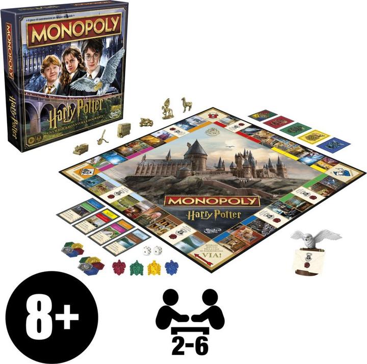 Produktbild Hasbro Gaming Monopoly Harry Potter (Italienisch, 2 - 6 Spieler)