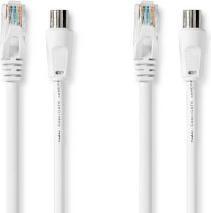 Produktbild Nedis Coax & Cat6 Kombikabel IEC (Coax) Stecker / RJ45 IEC (Coax) Buchse / RJ45 Vernickelt RG58 75 O