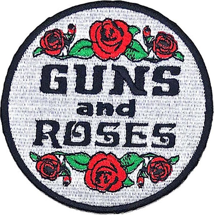 Actual product image Guns N Roses Embroidered Iron On Patch