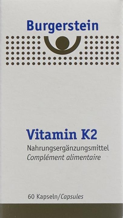 Actual product image Burgerstein Vitamin K2 (60 pcs., Capsules, 22 g)
