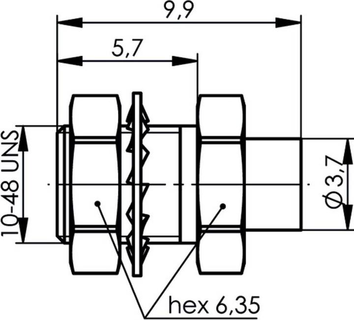 Actual product image Telegärtner N connector