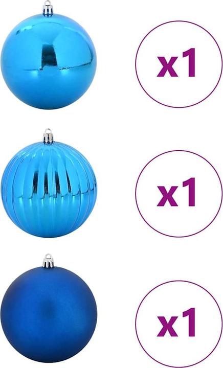 Actual product image vidaXL Weihnachtskugeln (4x)