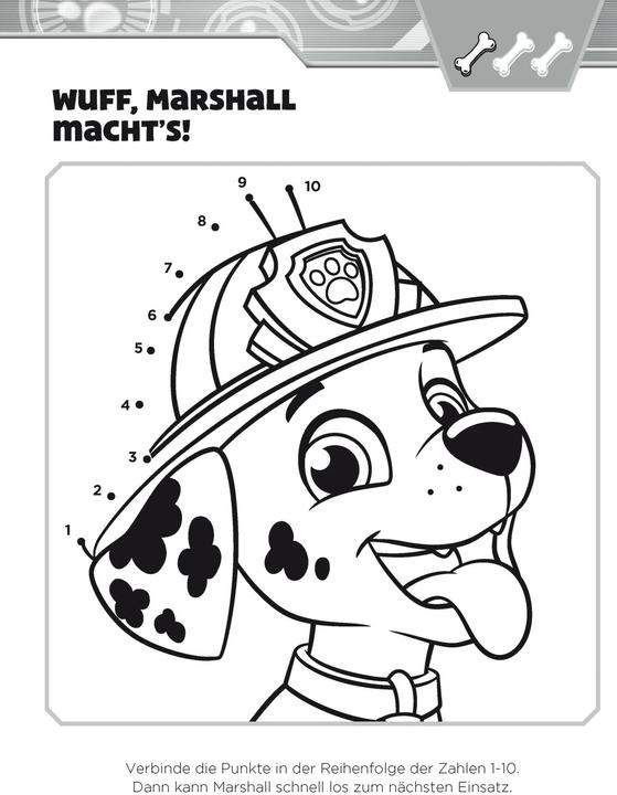 Immagine prodotto Lernen mit der PAW Patrol: Von Punkt zu Punkt. Mein Vorschulbuch (Tedesco, Casa editrice Schwager & Steinlein, 2022)