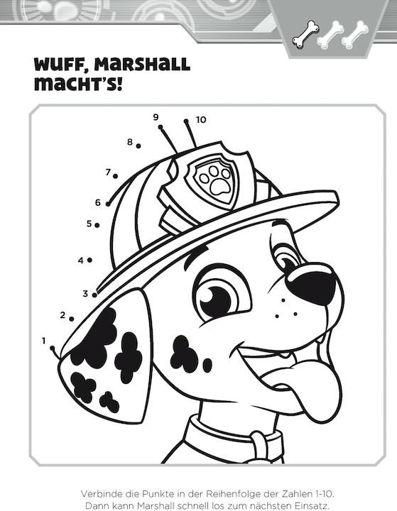 Produktbild Lernen mit der PAW Patrol: Von Punkt zu Punkt. Mein Vorschulbuch (Deutsch, Schwager & Steinlein Verlag, 2022)