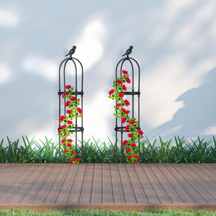 Produktbild Relaxdays 2x Ranksäule (24 cm, 24 cm)