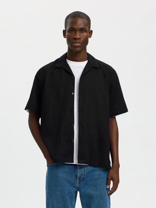 Image du produit Selected Slhrlxclay Linenblend Ss Shirt Res Noos (L)