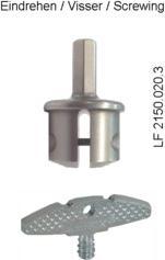 Produktbild Lamifix Verbinder mit Euro-Schraube (Eckverbinder, 500 Stk.)