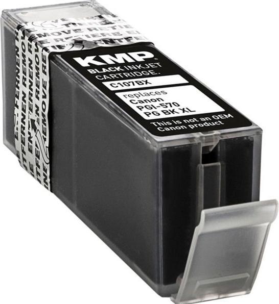 Immagine prodotto KMP C107BPIX Cartuccia d'inchiostro bw comp. con Canon PGI-570 XL PGBK (FC)