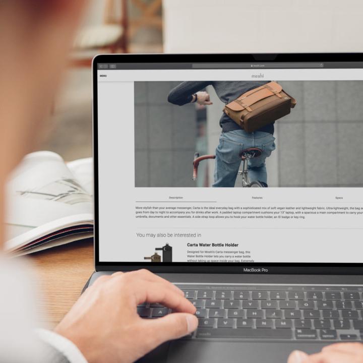 Produktbild Moshi Umbra Privacy Displayschutzfolie fur MacBook Air 13 (19.69")
