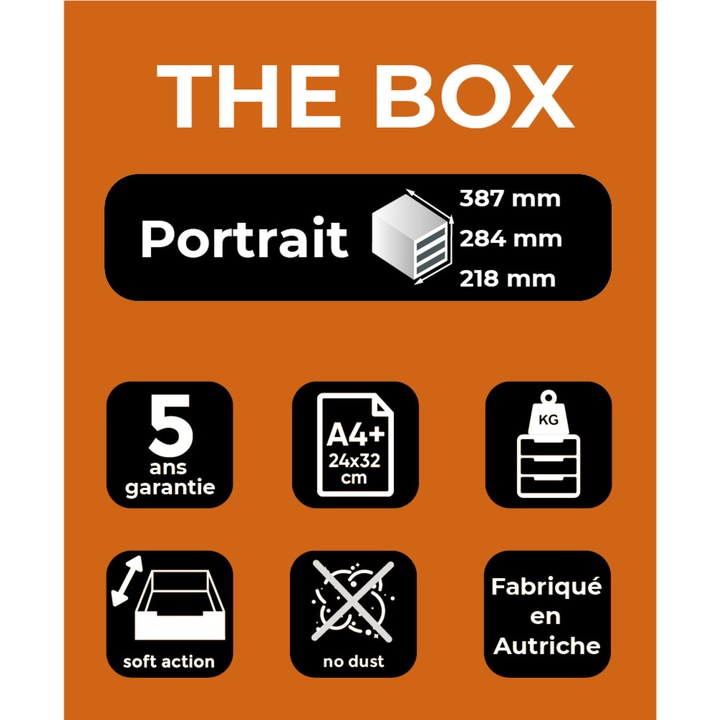 Actual product image Exacompta Self standing drawer boxes (A4+)