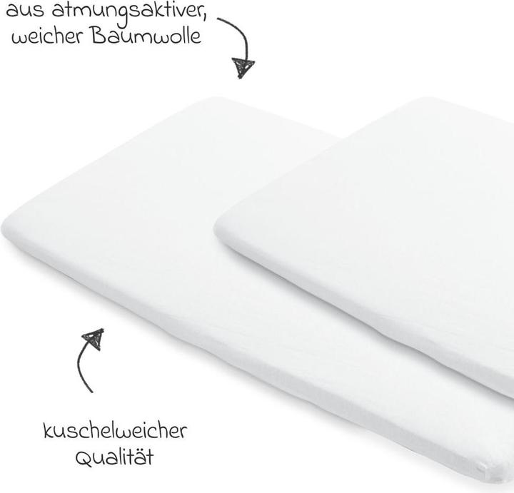 Actual product image Maxi-Cosi Mc Iris2/Calao Light Bedsheets X2 White