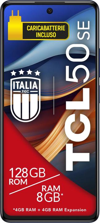 Produktbild TCL 50 SE 4Gb 128Gb 6,78" Dual (128 GB, Midnight Blue, 6.78", Dual SIM, 50 Mpx, 4G)