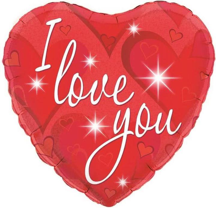 Image du produit Oaktree - Ballon en aluminium LOVE YOU HEART (1 x)