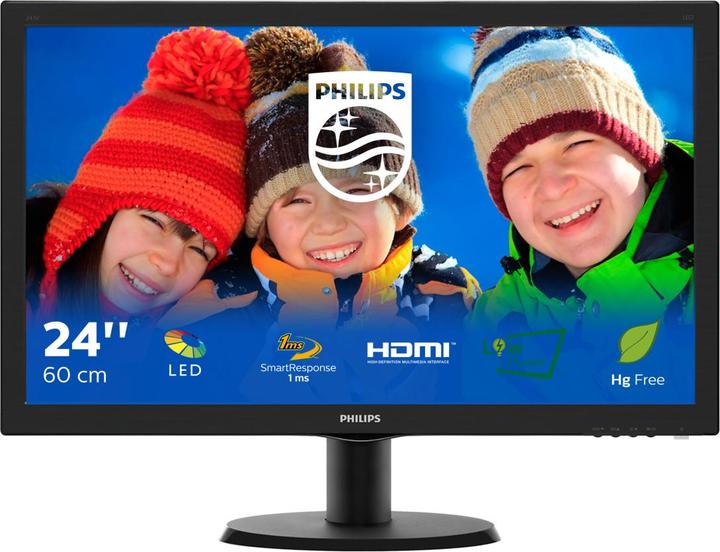 Produktbild Philips 243V5LHSB/00 (1920 x 1080 Pixel, 23.60")