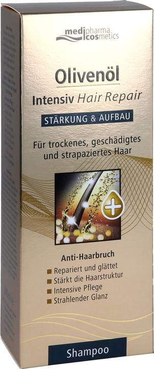 Produktbild Medipharma cosmetics Olivenöl Intensiv Hair Repair Shampoo, 200 ml Shampoo (200 ml, Flüssiges Shampoo)