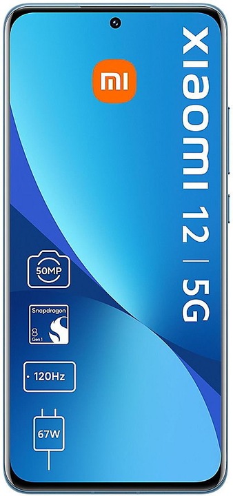 Actual product image Xiaomi 12 (128 GB, Blue, 6.28", Dual SIM, 50 Mpx, 5G)