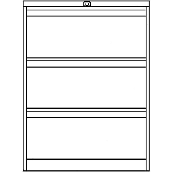 Actual product image Bisley Eco (80 x 62.5 x 101.5 cm)