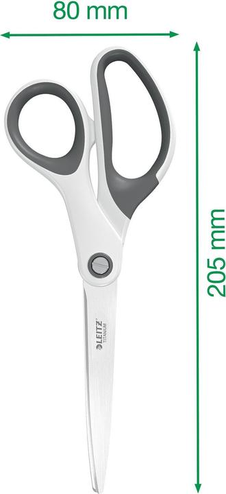 Productafbeelding Leitz WOW Titanium schaar rood (20.50 cm)