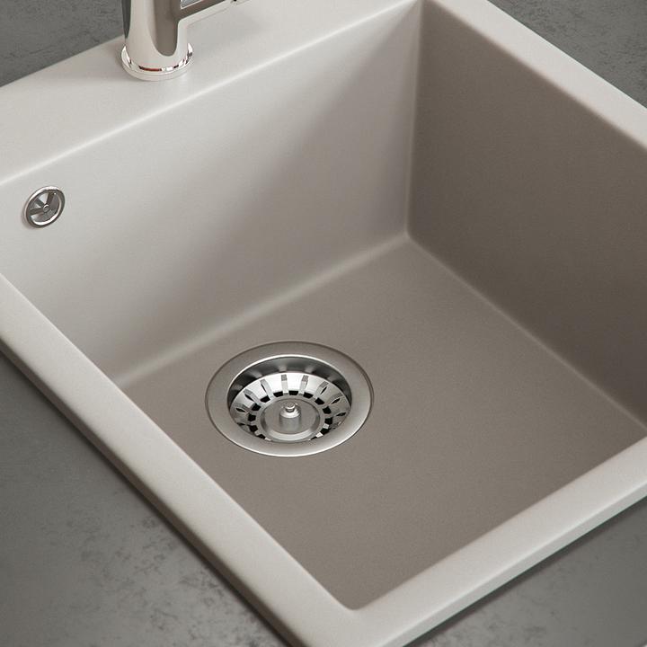 Actual product image Bergström Venice (Fitted sink, 42.50 cm, 50 cm)