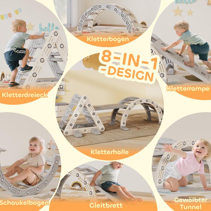 Produktbild Aiyaplay Klettergerüst Kunststoff Grau