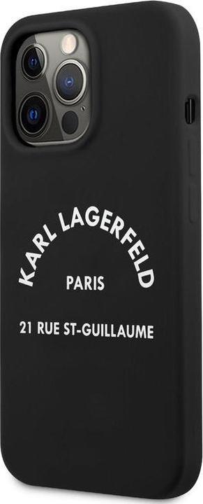 Image du produit Karl Lagerfeld Coque iPhone 13 Pro - Hardcase Housse de protection noire RSG White Logo No.242 (Apple iPhone 13 Pro)