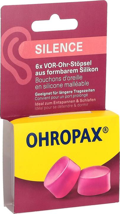 Produktbild Ohropax Silicon PINK (6 x)