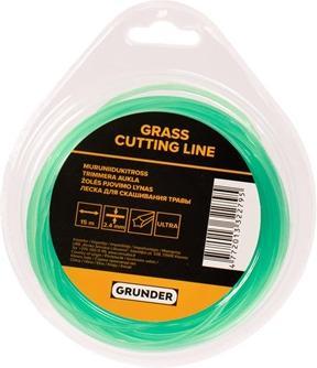 Actual product image Grunder TRIMMER LINE 2.4MM 15M STAR ULTRA (Weed whacker, Trimmer line + line spool)