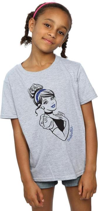 Image du produit Disney Princess - T-shirt CINDERELLA GLITTER - Fille (116)