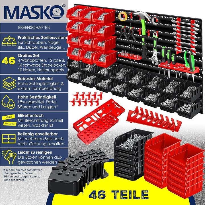 Actual product image Masko Wall shelf set