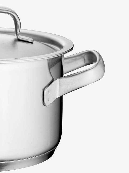 Actual product image WMF Kochtopf Fleischtopf Induktion 24cm Metalldeckel Gourmet Plus Edelstahl 18/10 (24 cm, Pot, Stainless steel)