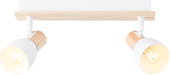 Produktbild Brilliant Daintree Spotbalken 2flg weiss/natur (E14)