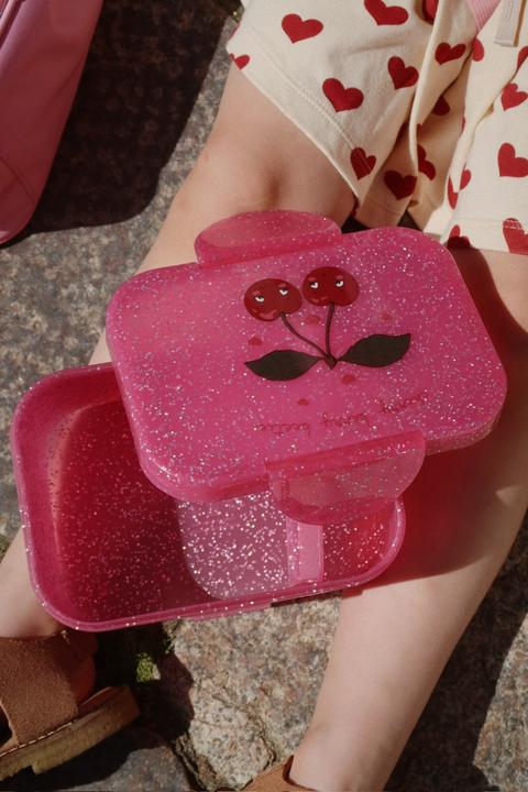 Actual product image Konges Slojd LunchBox Cherry Glitter