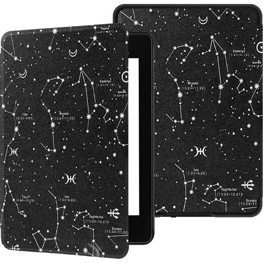 Strado Pokrowiec Etui graficzne Smart Case per Kindle Paperwhite 1/ 2/ 3 (Constellation) uniwersalny, Accessori per eReader, Multicolore